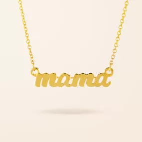 10K Gold MAMA Necklace