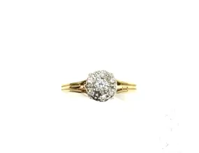 1/2 Ctw Diamond Cluster Ring