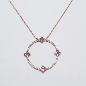 .51ctw Diamond Round Necklace 14K Gold