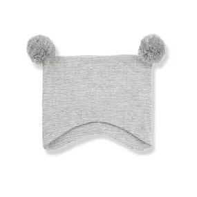 CIRO BEANIE - Light Grey/Ecru