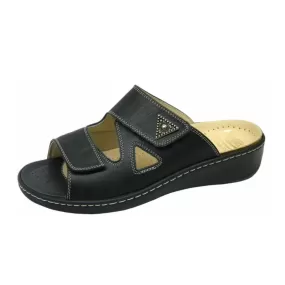 Fidelio Hallux Slide (Women) - Black