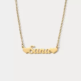 Heart Custom Name Necklace