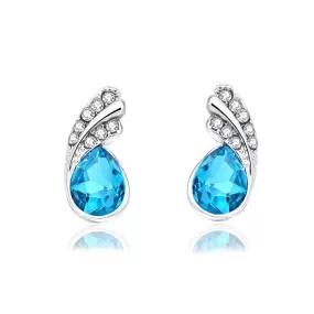 High Wave Aquamarine Earrings