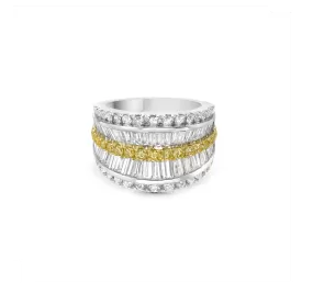 Krypell Collection Ring with Yellow Diamonds