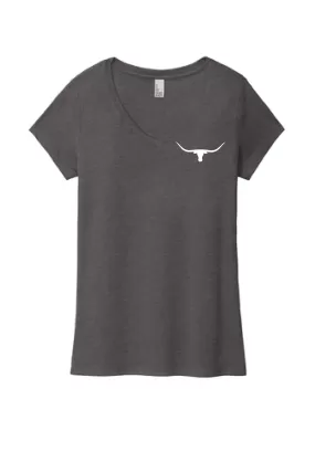 Longhorn SMALL TOWN V-Neck T-Shirt