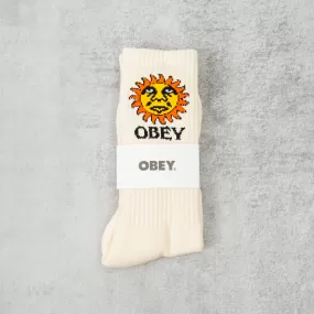 Obey Sunshine Socks - Unbleached