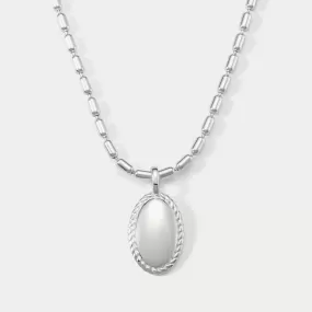 Oval Pendant Necklace