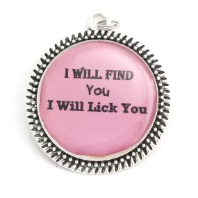 Pet Collar Quote Pendants