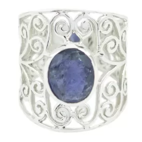 Riyo Bonny Gemstones Iolite 925 Sterling Silver Ring Jewelry Wiki