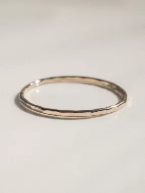 STACKING RING | HAMMERED