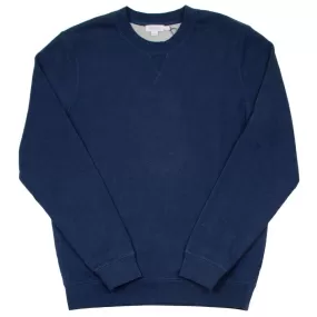 Sunspel - Loopback Sweatshirt - Navy Melange