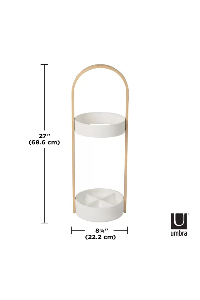 Umbra - Bellwood Umbrella Stand - White/natural